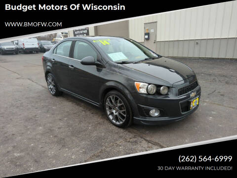 2014 Chevrolet Sonic for sale at Budget Motors of Wisconsin in Racine WI