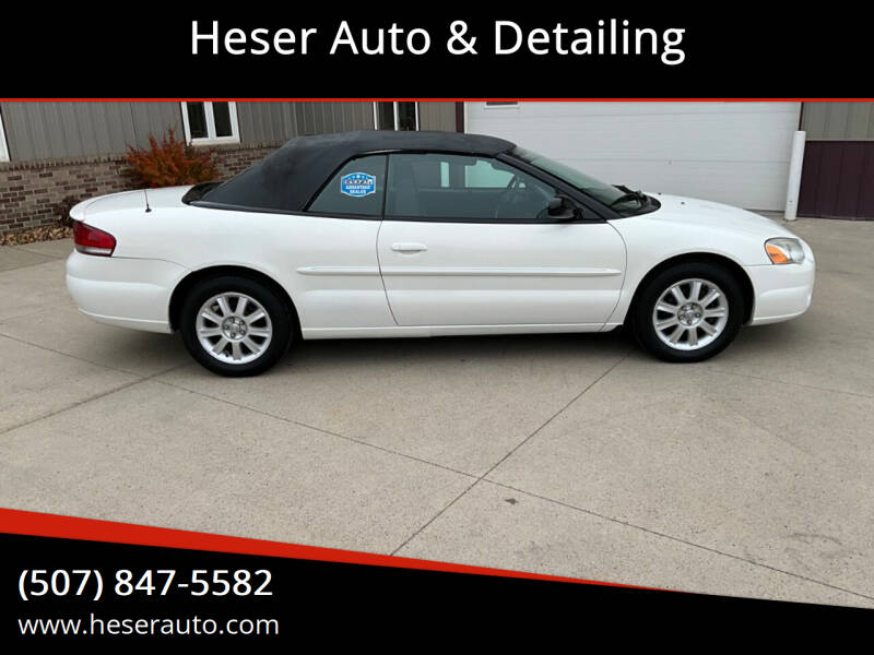 2005 Chrysler Sebring for sale at Heser Auto & Detailing in Jackson MN