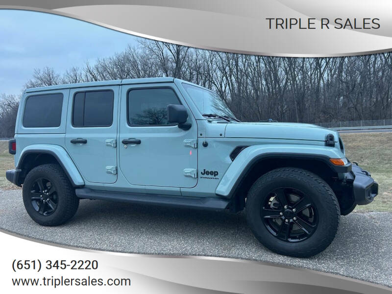 2023 Jeep Wrangler for sale at Triple R Sales in Lake City MN