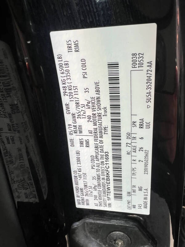2019 Ford F-150