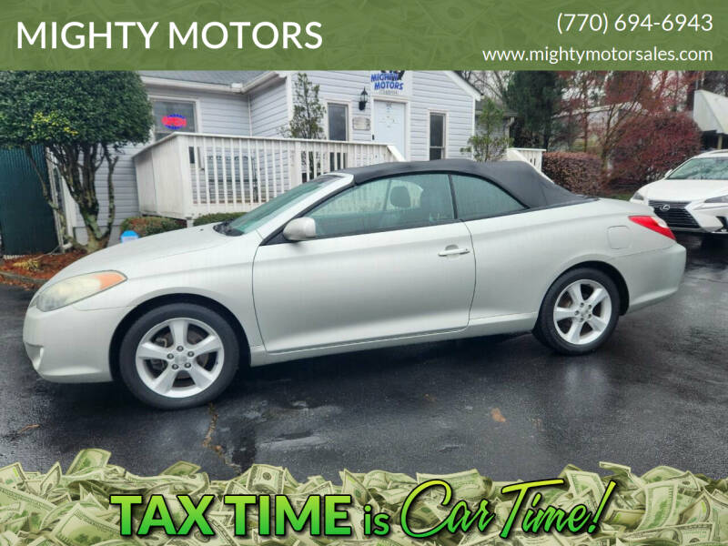 2006 Toyota Camry Solara for sale at MIGHTY MOTORS in Marietta GA