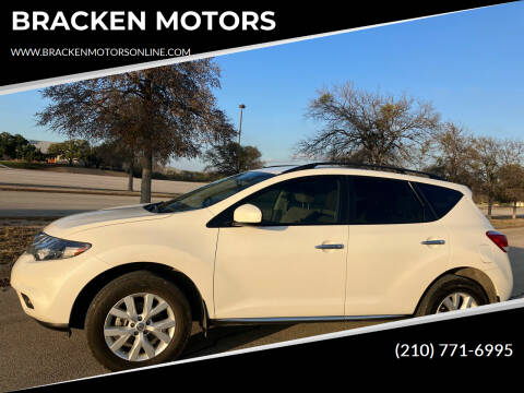 2014 Nissan Murano for sale at BRACKEN MOTORS in San Antonio TX