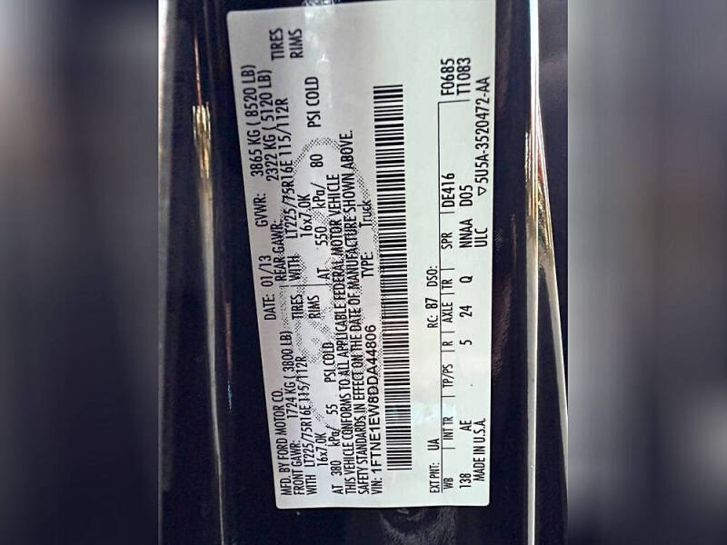 2013 Ford E-Series E-150