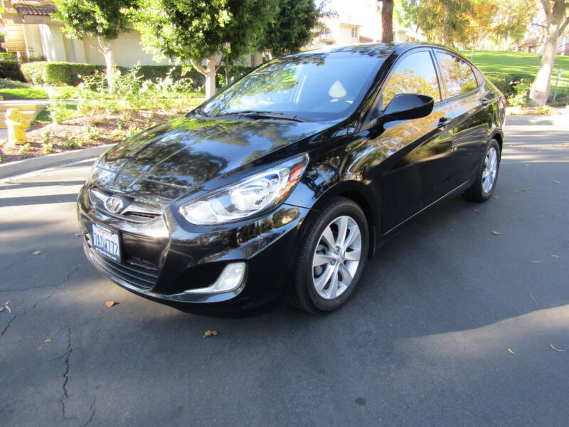 2013 Hyundai Accent for sale at E MOTORCARS in Fullerton CA