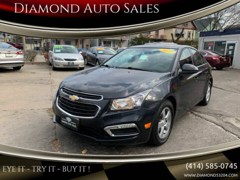 2015 Chevrolet Cruze for sale at DIAMOND AUTO SALES LLC in Milwaukee WI
