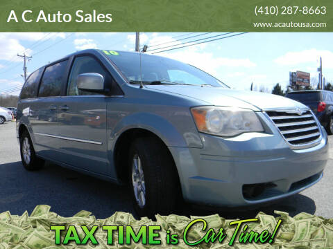 2010 Chrysler Town and Country for sale at A C Auto Sales in Elkton MD