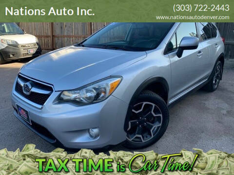 2013 Subaru XV Crosstrek for sale at Nations Auto Inc. in Denver CO