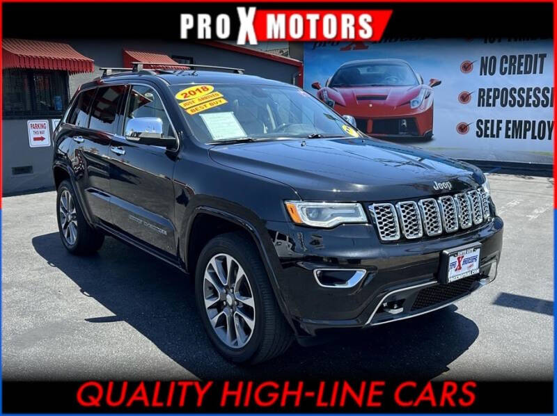 2018 Jeep Grand Cherokee for sale at Pro X Motors in South Gate CA