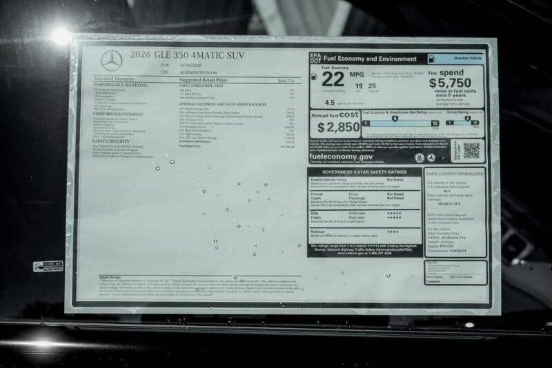 2026 Mercedes-Benz GLE GLE 350 4MATIC