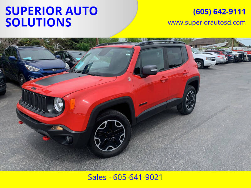 2015 Jeep Renegade for sale at SUPERIOR AUTO SOLUTIONS in Spearfish SD