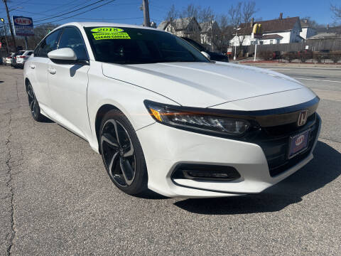2018 Honda Accord for sale at Sam's Auto Sales in Cranston RI