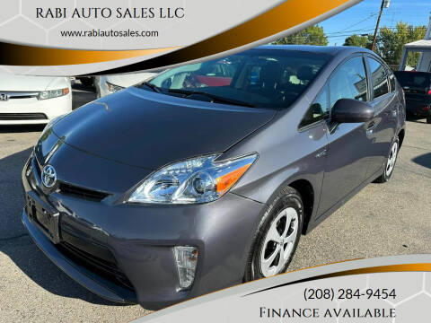 2013 Toyota Prius for sale at RABI AUTO SALES LLC in Garden City ID