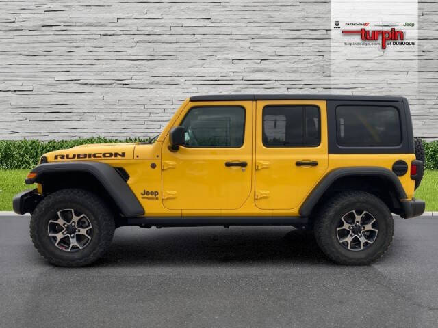 Used 2019 Jeep Wrangler Unlimited Rubicon with VIN 1C4HJXFN9KW514392 for sale in Dubuque, IA