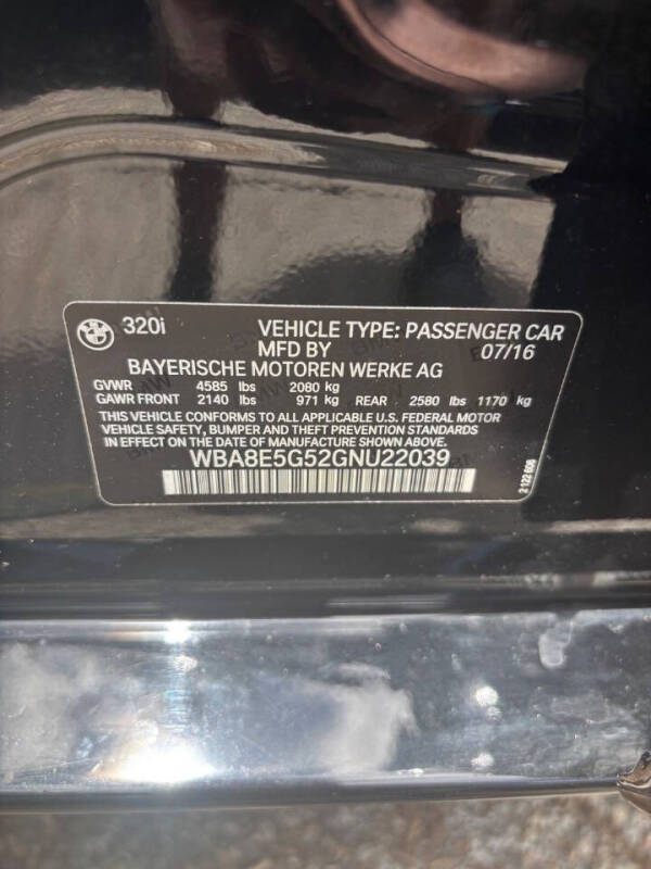 2016 BMW 3 Series 320i xDrive
