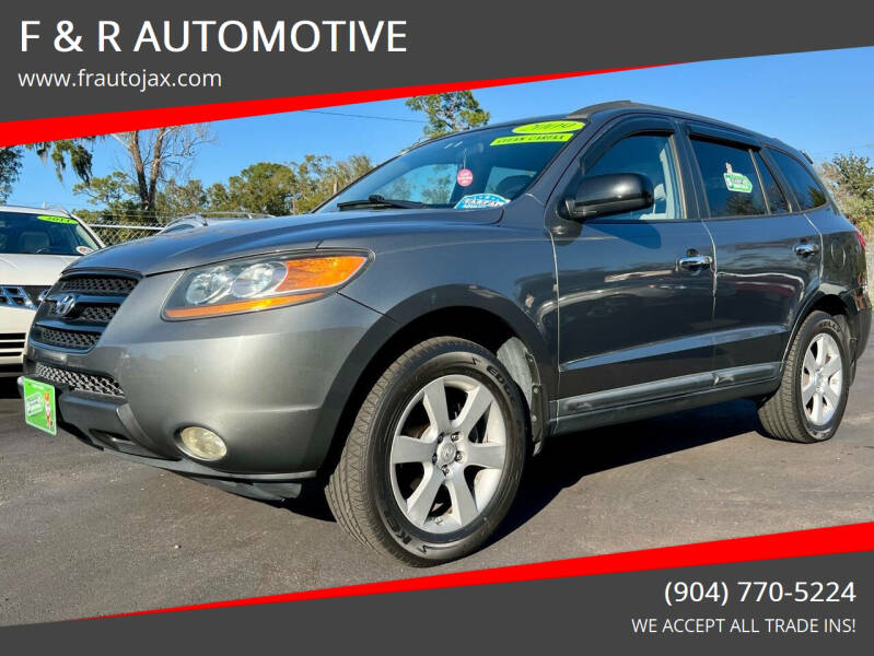 2009 Hyundai Santa Fe for sale at F & R AUTOMOTIVE in Jacksonville FL