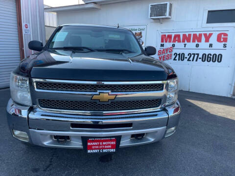 2012 Chevrolet Silverado 1500 for sale at Manny G Motors in San Antonio TX