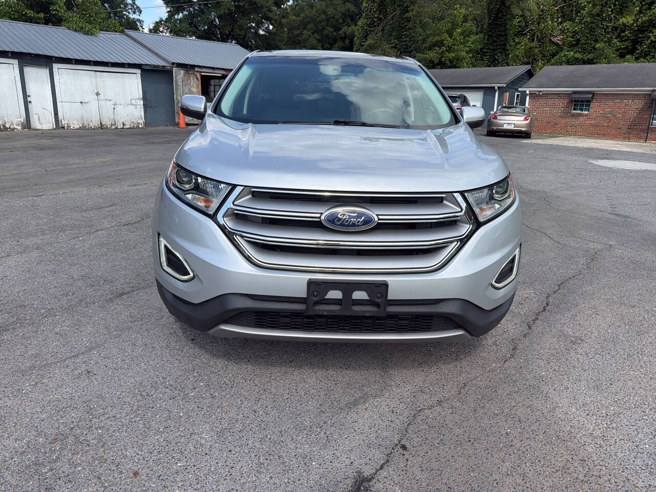 Silver 2016 Ford Edge SEL AWD SEL 4dr Crossover 2