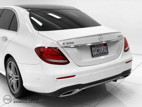 2018 Mercedes-Benz E-Class E 300