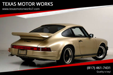 1983 Porsche 911 for sale at TEXAS MOTOR WORKS in Arlington TX