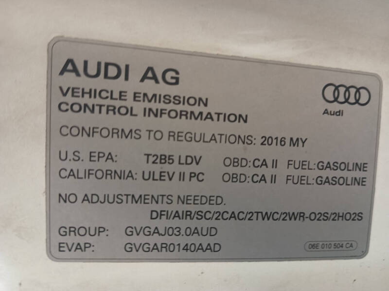 2016 Audi Q5 3.0T quattro Premium Plus