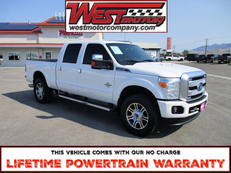 2016 Ford F-350 Super Duty for sale at West Motor Company in Hyde Park UT