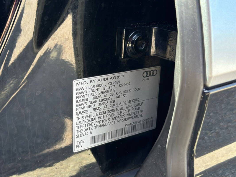 2017 Audi Q7 3.0T quattro Premium Plus