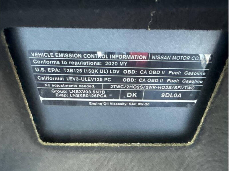 2020 Nissan Maxima Platinum