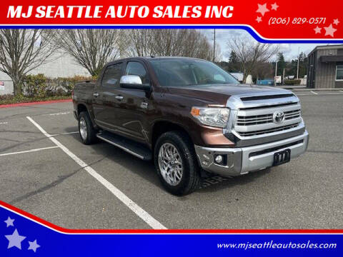2014 Toyota Tundra for sale at MJ SEATTLE AUTO SALES INC in Kent WA