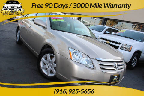 2007 Toyota Avalon for sale at West Coast Auto Sales Center in Sacramento CA