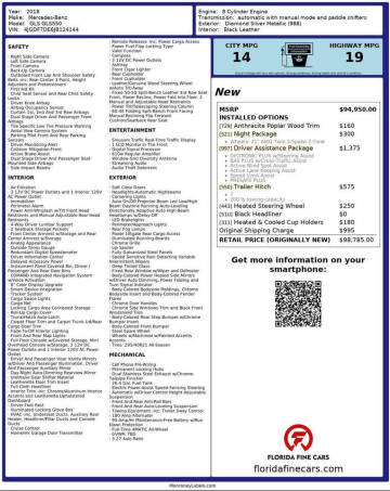 2018 Mercedes-Benz GLS GLS 550