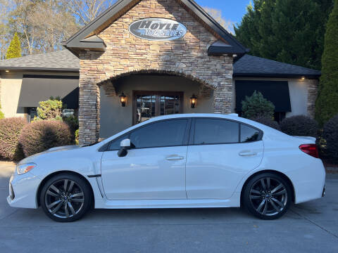 2018 Subaru WRX for sale at Hoyle Auto Sales in Taylorsville NC