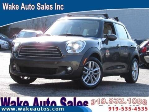 2011 MINI Cooper Countryman for sale at Wake Auto Sales Inc in Raleigh NC