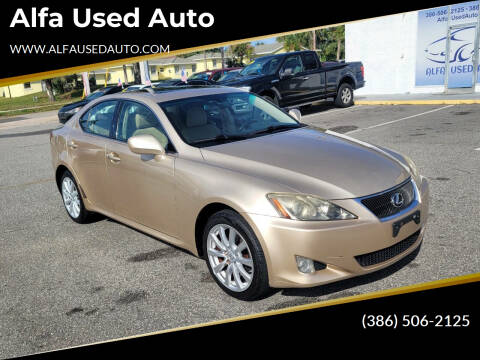 2006 Lexus IS 250 for sale at Alfa Used Auto in Holly Hill FL