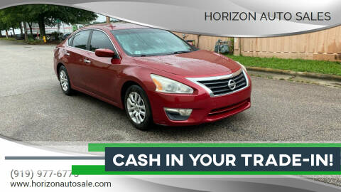 2015 Nissan Altima for sale at Horizon Auto Sales in Raleigh NC