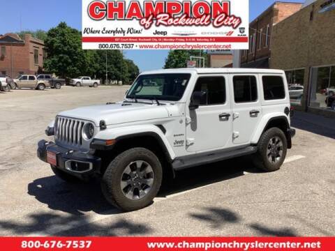 2020 Jeep Wrangler Unlimited for sale at CHAMPION CHRYSLER CENTER in Rockwell City IA