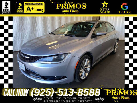 2015 Chrysler 200 for sale at Los Primos Auto Plaza in Brentwood CA