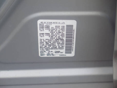 2012 Nissan Rogue SV w/SL Package
