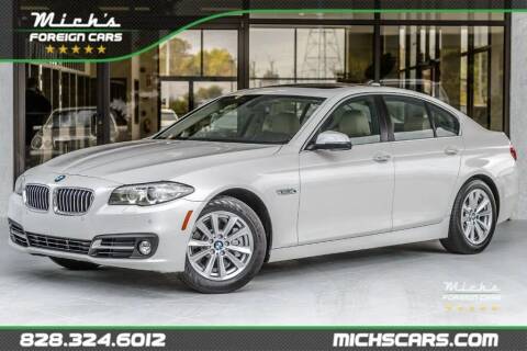 2016 BMW 5 Series for sale at Mich's Foreign Cars in Hickory NC