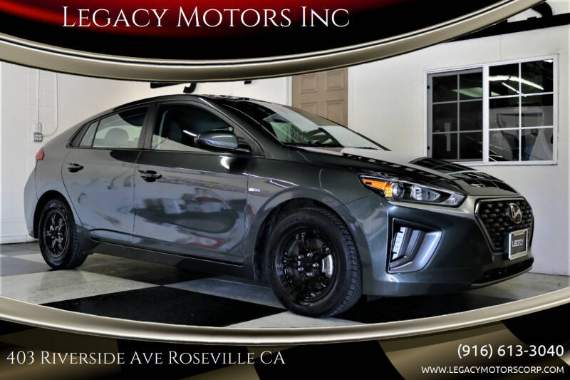 2020 Hyundai Ioniq Hybrid for sale at Legacy Motors Inc in Roseville CA