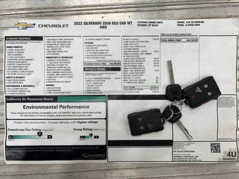 2022 Chevrolet Silverado 2500HD Work Truck