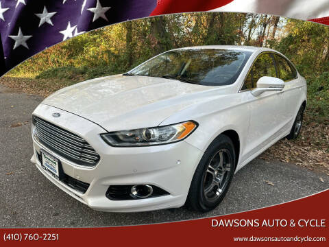 2014 Ford Fusion for sale at Dawsons Auto & Cycle in Glen Burnie MD