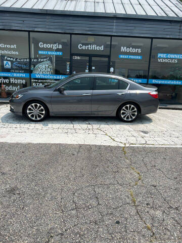 2013 Honda Accord for sale at Georgia Certified Motors in Stockbridge GA