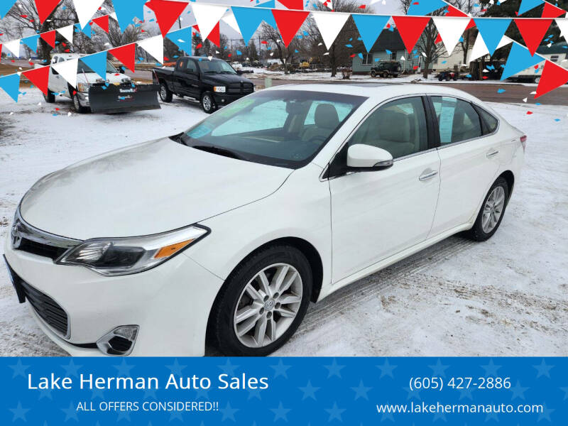 2015 Toyota Avalon for sale at Lake Herman Auto Sales in Madison SD