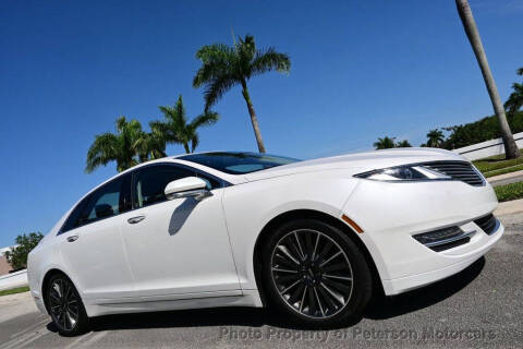 2016 Lincoln MKZ for sale at MOTORCARS in West Palm Beach FL