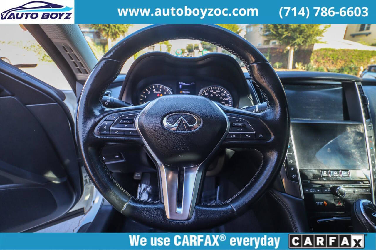 2021 INFINITI Q50 for sale at Auto Boyz in Garden Grove, CA