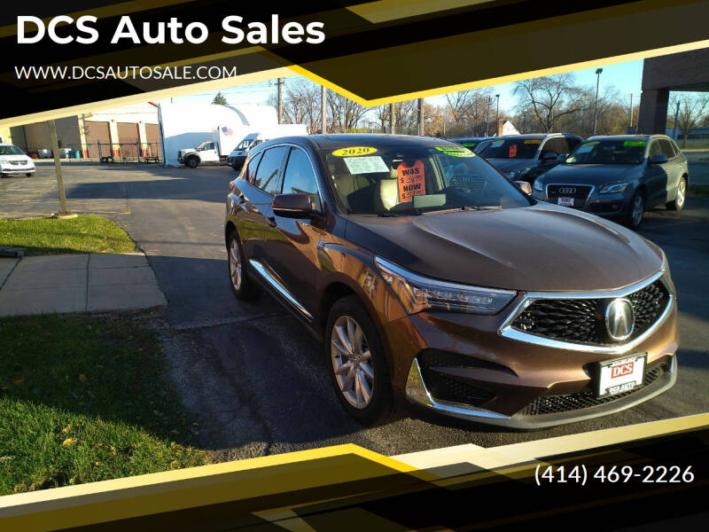 2020 Acura RDX for sale at DCS Auto Sales in Milwaukee WI