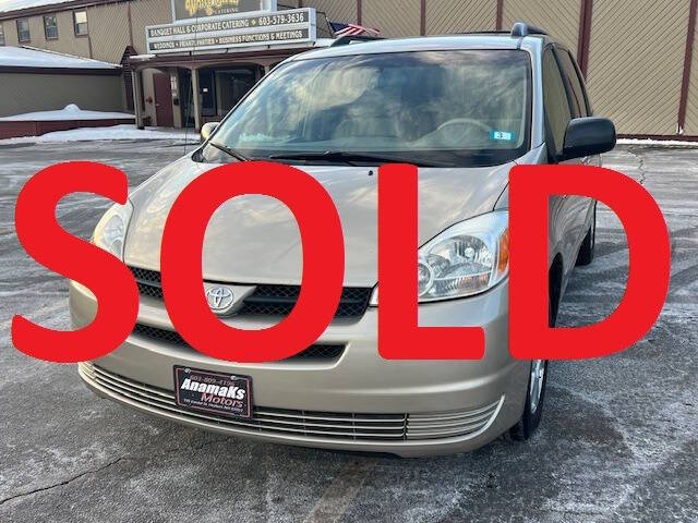 2005 Toyota Sienna for sale at Anamaks Motors LLC in Hudson NH