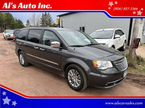 2015 Chrysler Town and Country for sale at Al's Auto Inc. in Bruce Crossing MI