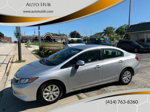 2012 Honda Civic for sale at Auto Hub in Greenfield WI