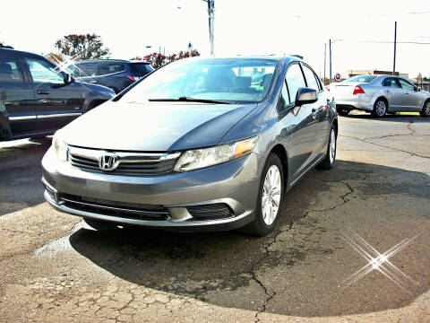 2012 Honda Civic for sale at Wyandotte Motors in Wyandotte MI